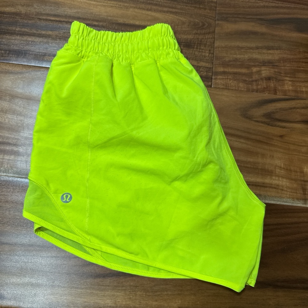 lululemon athletica Neon Shorts size 6